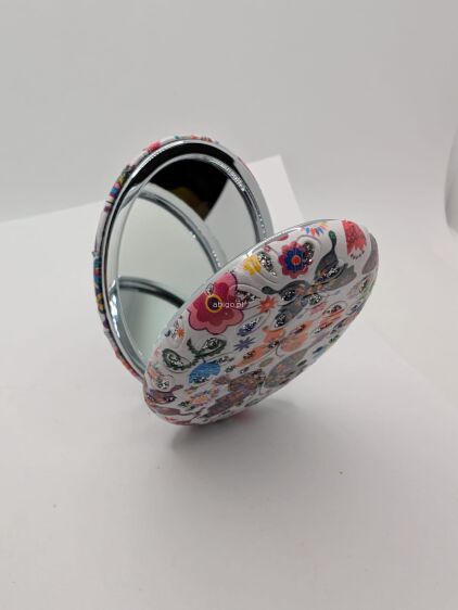 ELEGANCKIE SKŁADANE LUSTERKO KIESZONKOWE Kpl. 12 szt - 4