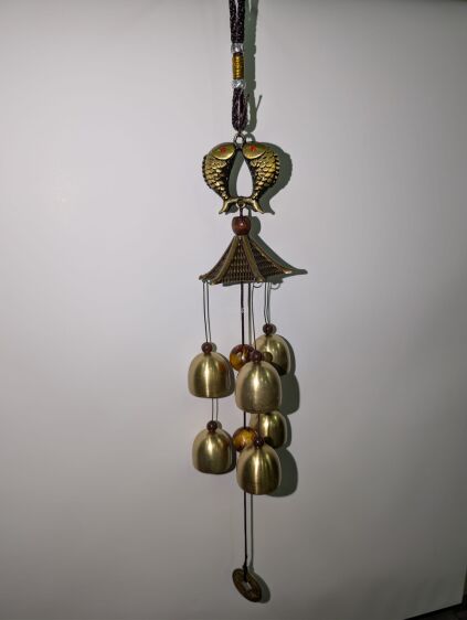 Dzwonek Feng Shui z Rybami