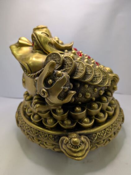 Chińska żaba pieniężna wysokość 24 cm - 2