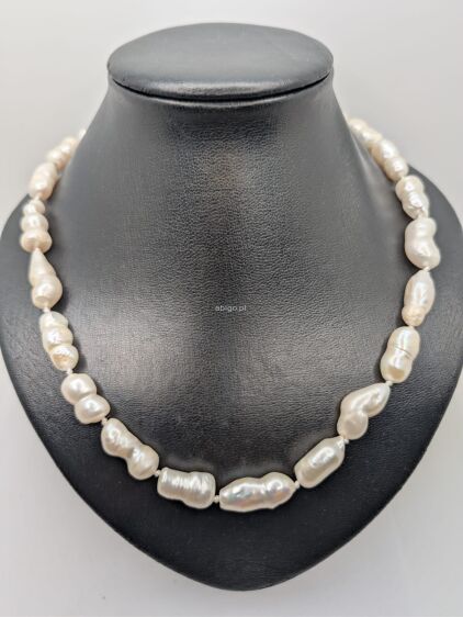 Naszyjnik z perły słodkowodnej Keshi nieregularna - 2