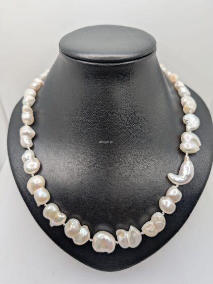 Naszyjnik z perły słodkowodnej Keshi nieregularna