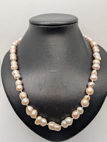 Naszyjnik z perły słodkowodnej Keshi nieregularna - 3