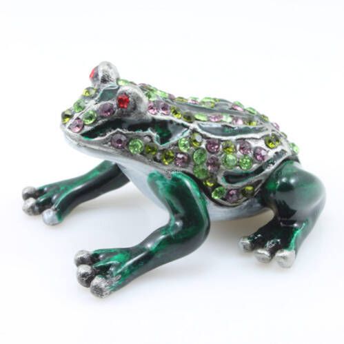 Figurka z metalu żabka 485 1
