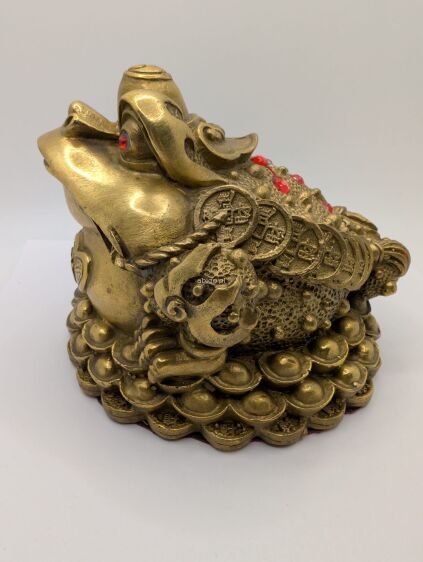 Chińska żaba pieniężna wysokość 11 cm - 2