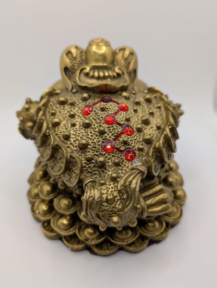 Chińska żaba pieniężna wysokość 11 cm - 3