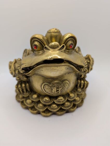 Chińska żaba pieniężna wysokość 11 cm