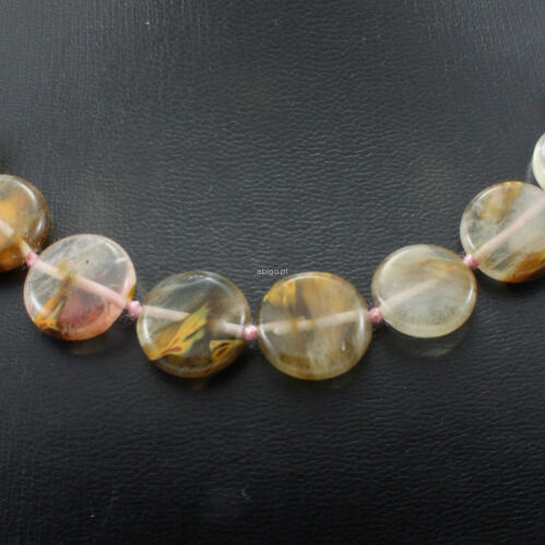 Naszyjnik  kwarcu z rutylem - 2