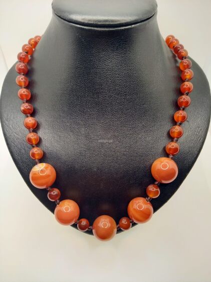 Naszyjnik Agat Karneol - 2