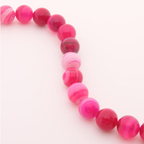 Sznur z agatu fi 10 - 3