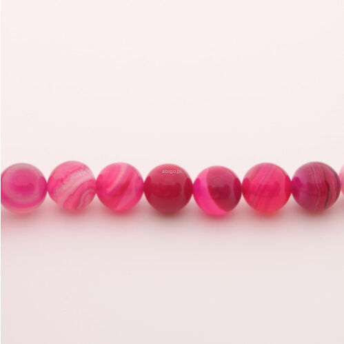 Sznur z agatu fi 10 - 4