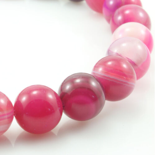 Sznur z agatu fi 10 - 2