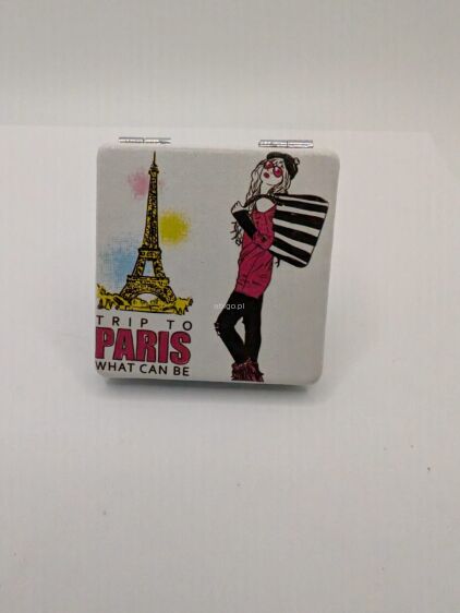 ELEGANCKIE SKŁADANE LUSTERKO KIESZONKOWE szt - 2