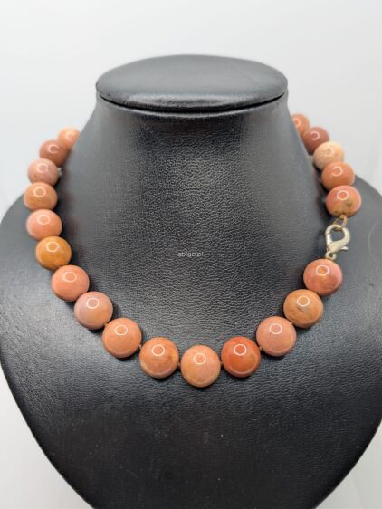Naszyjnik z jaspisu orange fi 14 - 2