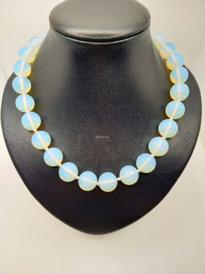 Naszyjnik z opala włoskiego fi 16