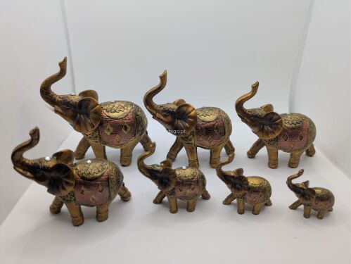 Komplet Słoni z Tworzywa 7