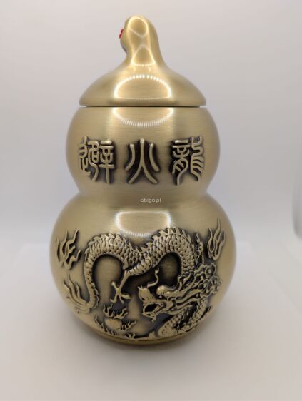 Mosiężna tykwa ozdobna - 2