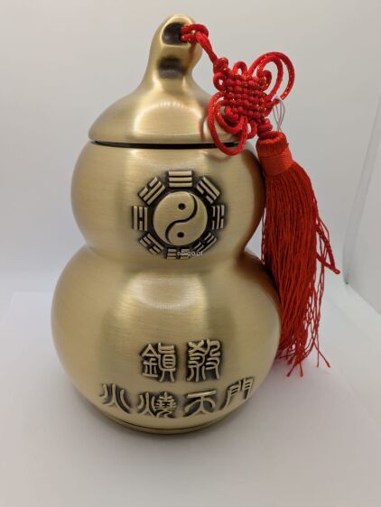 Mosiężna tykwa ozdobna