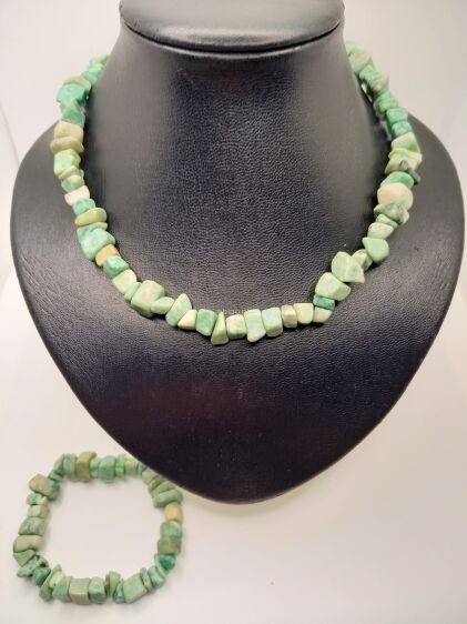 Komplet sieczki Chryzopraz