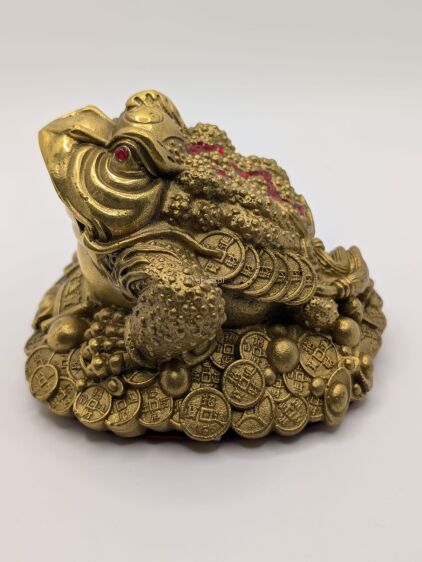 Chińska żaba Pieniężna wysokość 9 cm - 2