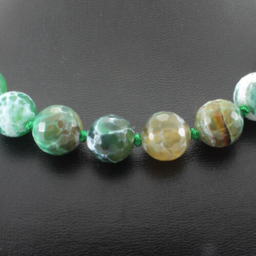 Naszyjnik z agatu żółwiowego fi 16 - 2