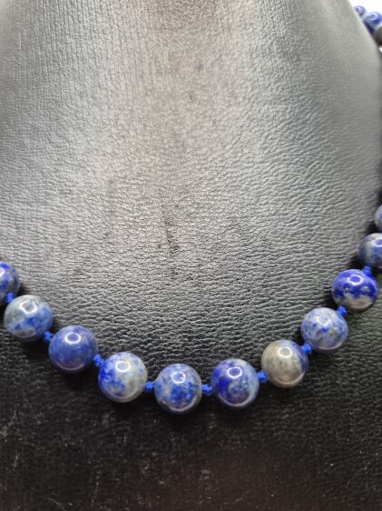 Naszyjnik Lapis Lazuli fi 8 - 2