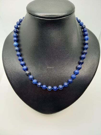 Naszyjnik Lapis Lazuli fi 8 - 4