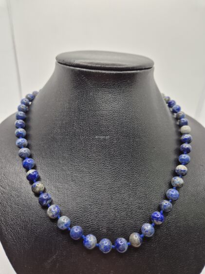 Naszyjnik Lapis Lazuli fi 8